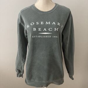 Comfort Colors Rosemary Beach Adult‎ Classic Crewneck Sweatshirt Size Small